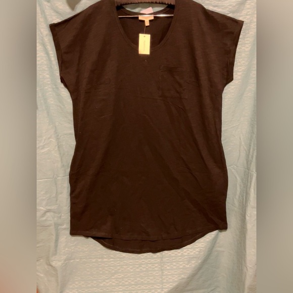 Loralette Black Short Sleeve T-shirt mini dress - Picture 3 of 8